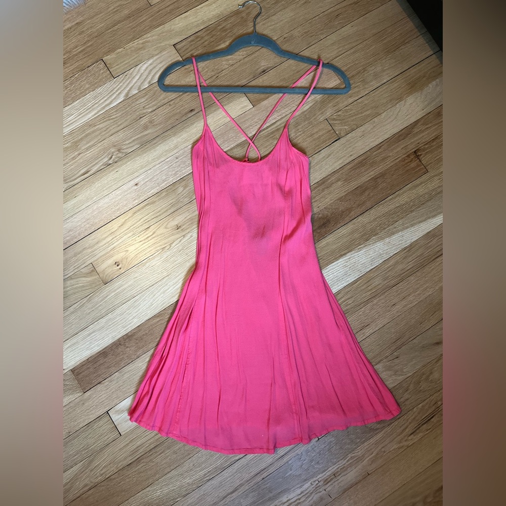 Barbie pink crepe dress